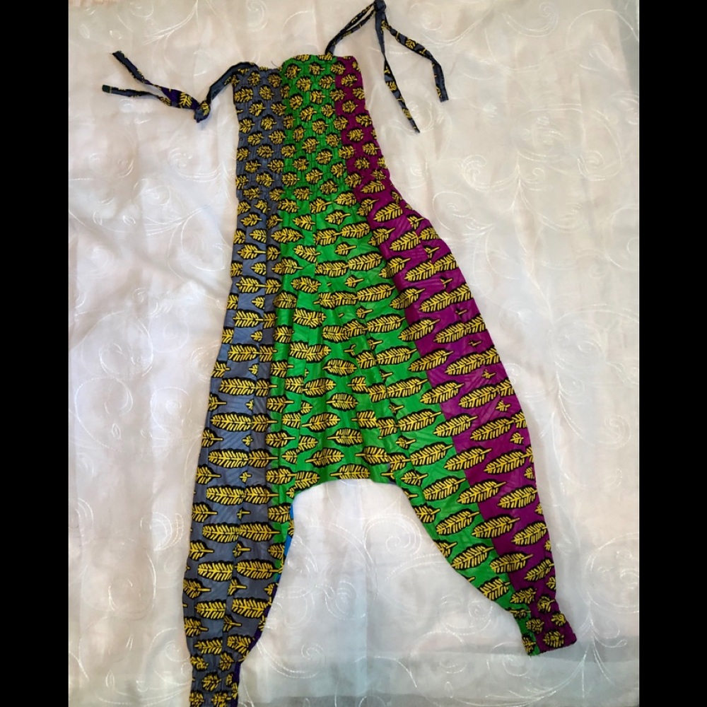 Girls Harem Handmade Summer Jumpsuit